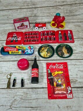 Lot Of Vintage Coke Collectibles